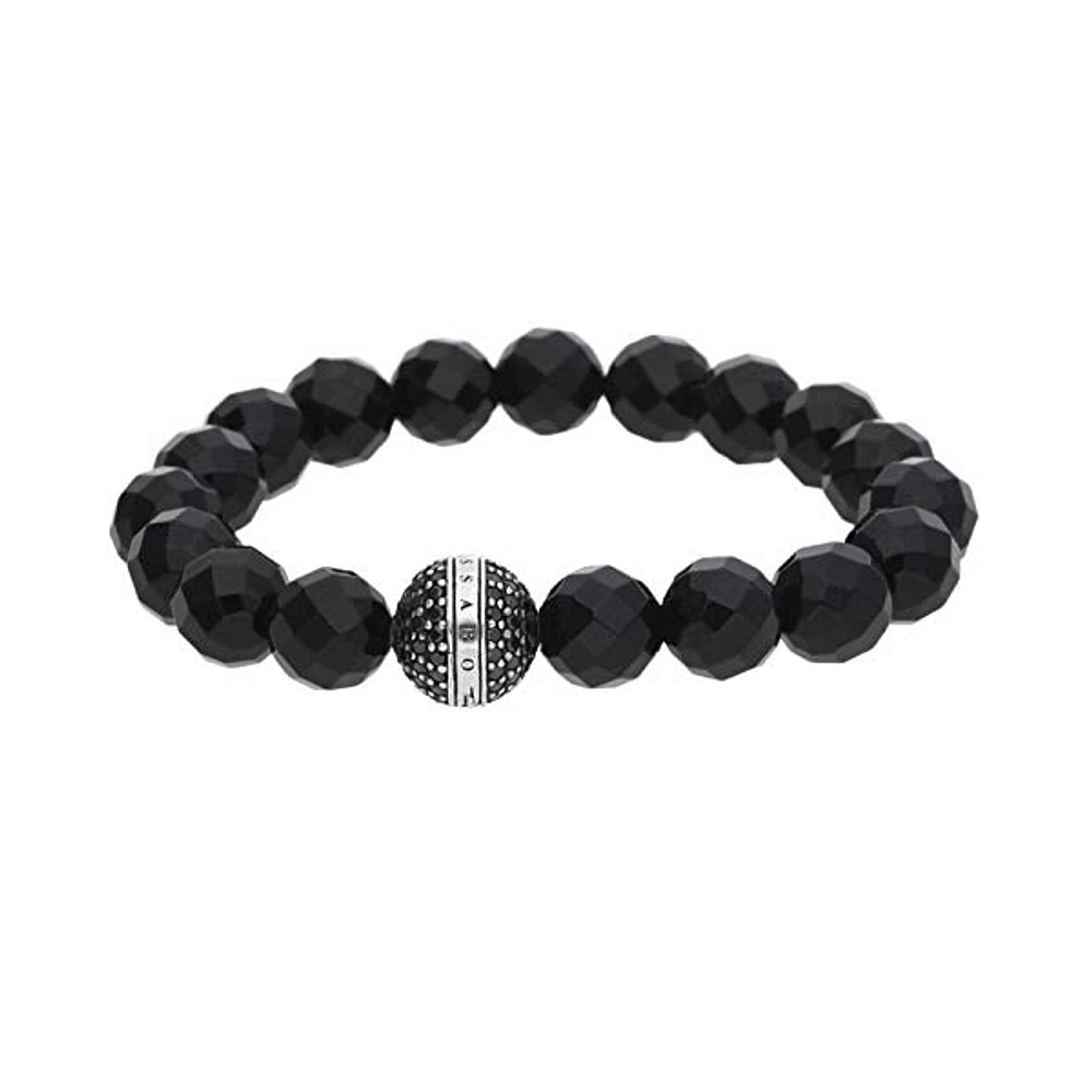 Obsidian Bead Bracelet