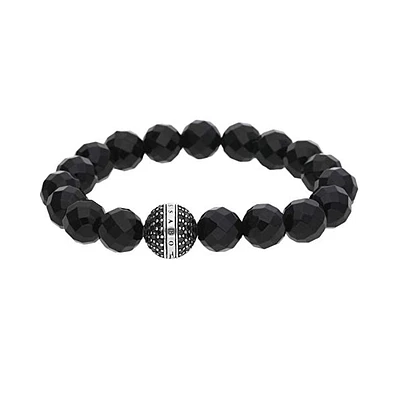 Obsidian Bead Bracelet