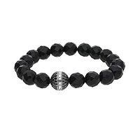 Obsidian Bead Bracelet