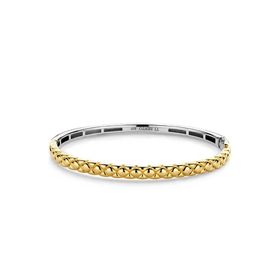 Padded Golden Bangle Bracelet