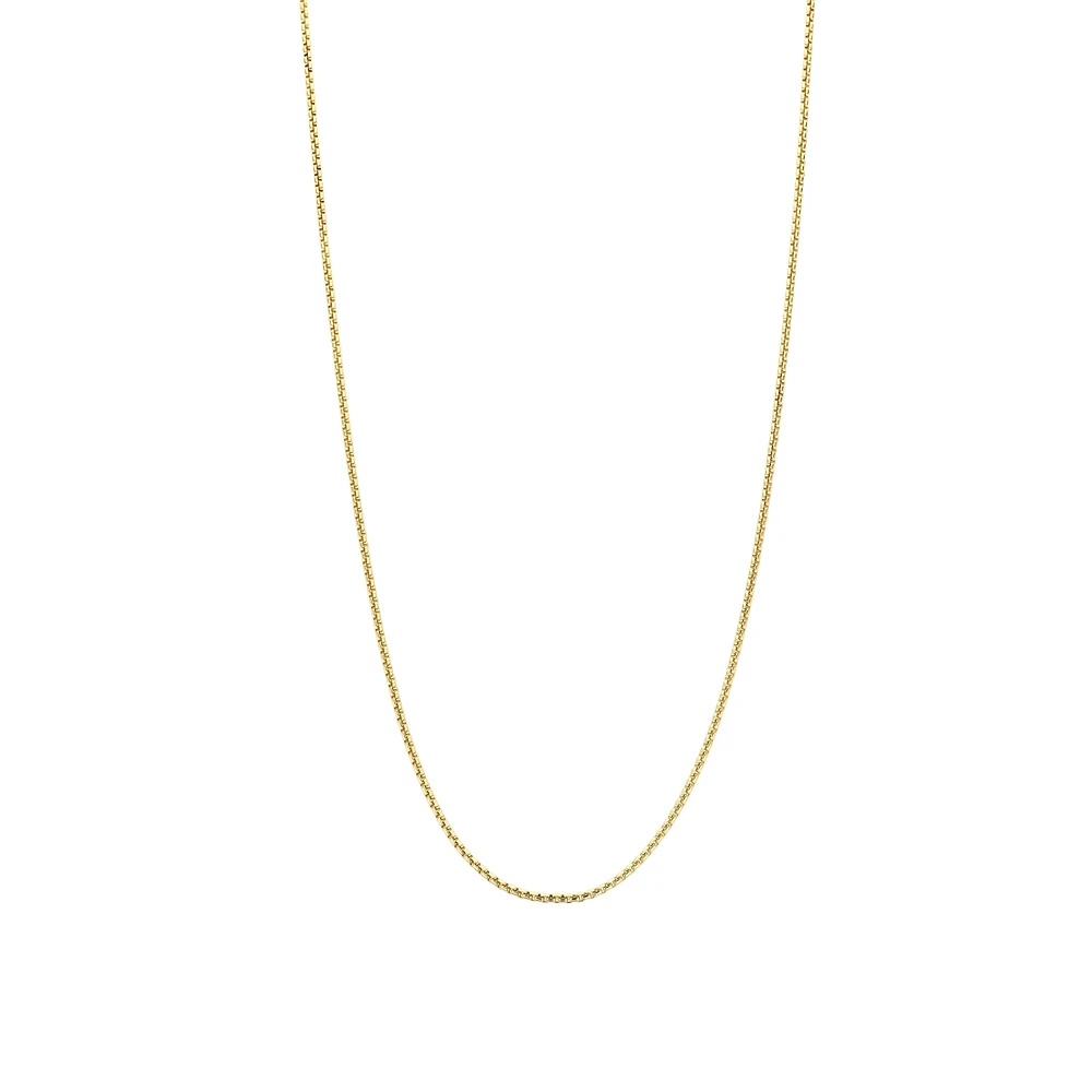 Round Box 2MM Golden Chain