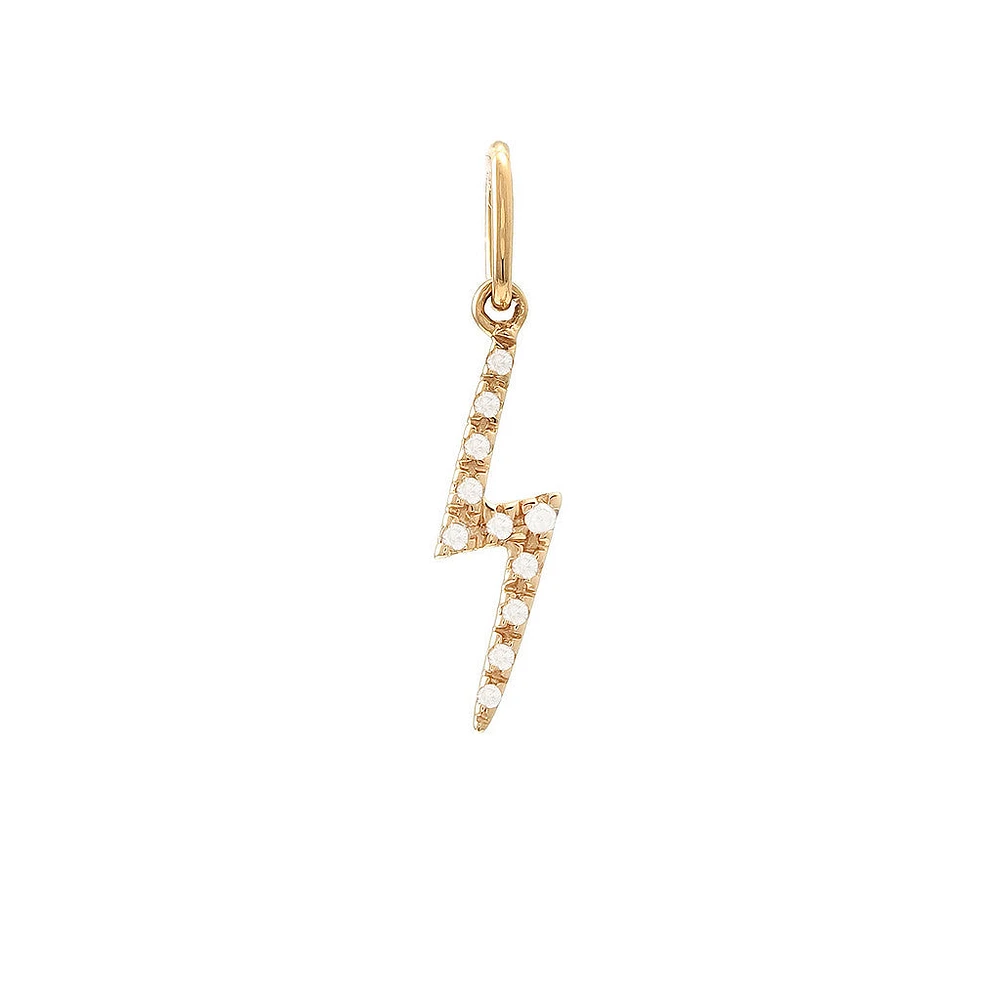 Lightning Bolt Diamond Mini Pendant