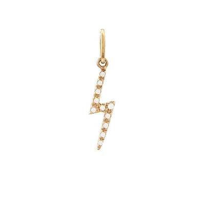 Lightning Bolt Diamond Mini Pendant