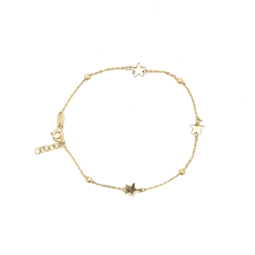 Stars Necklace and Bracelet Jewelry Set