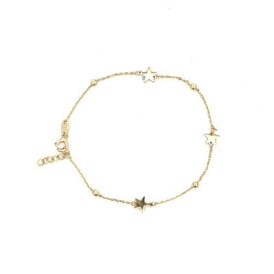 Stars Necklace and Bracelet Jewelry Set