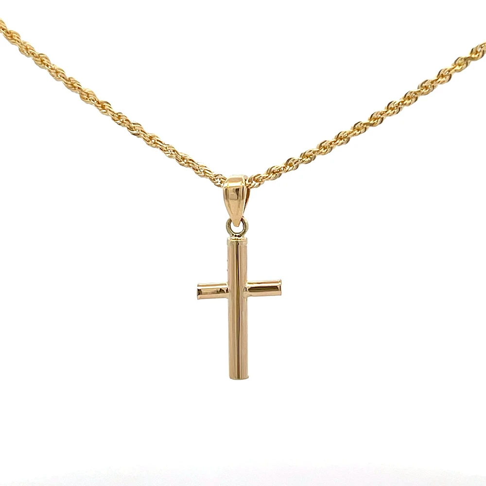 17MM Hollow Cross Pendant