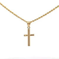 17MM Hollow Cross Pendant