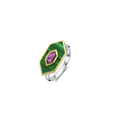 Celestial Malachite Large Ring