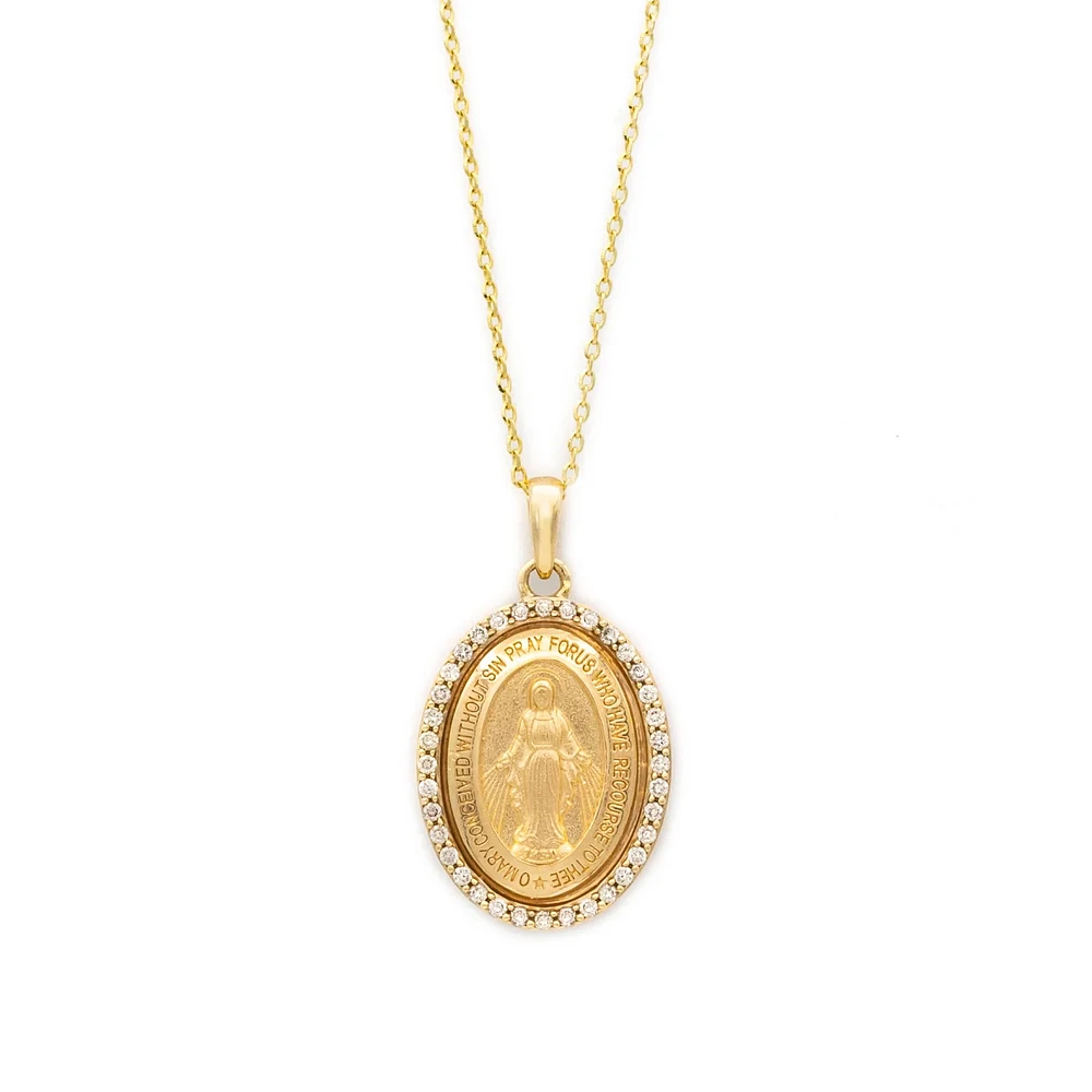 Milagrosa Diamond Halo Necklace