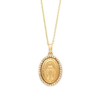 Milagrosa Diamond Halo Necklace
