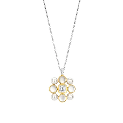 Pearl Cluster Small Necklace