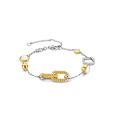 Rope Link Golden Bracelet