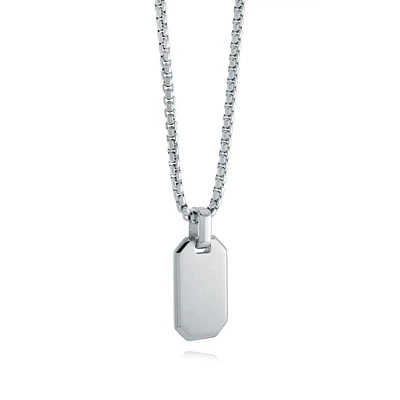 Steel Dogtag Necklace