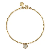 Heart Charm Bujukan Bracelet