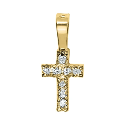 Baby Diamond Cross Necklace