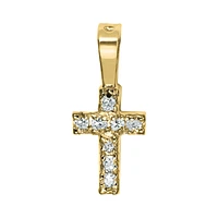 Baby Diamond Cross Necklace