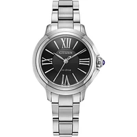L Ceci Black and Steel 31MM Watch