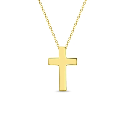 Star Cutout Cross Kids Necklace