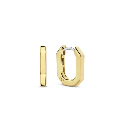 Reflexions Golden Huggie Earrings