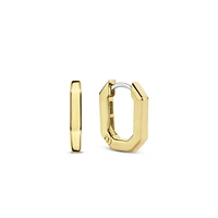 Reflexions Golden Huggie Earrings