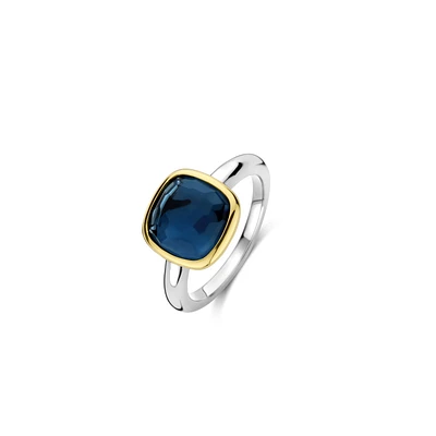 Cushion Blue Cocktail Ring