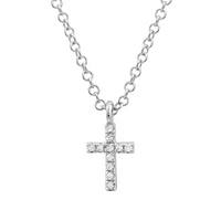 Mini Cross Diamonds Necklace