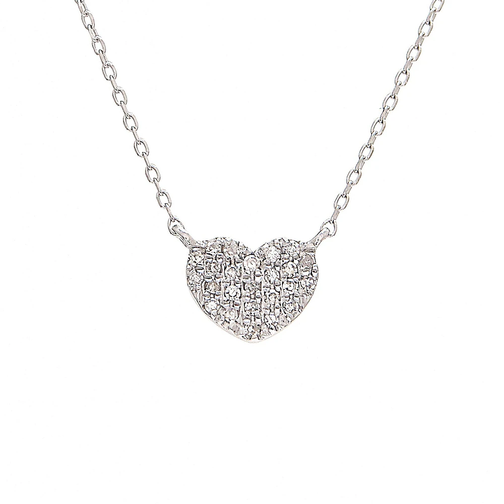 Mini Diamond Heart Necklace