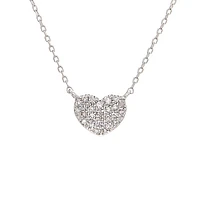 Mini Diamond Heart Necklace