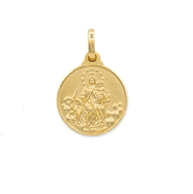 Escapulario 15MM Round Pendant