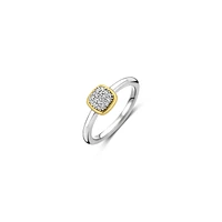 Pave Cushion Ring