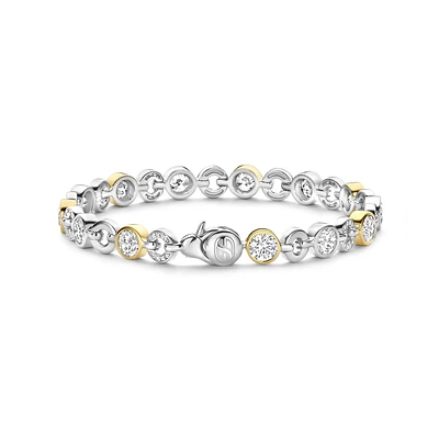 Circular Brilliance Tennis Bracelet