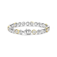 Circular Brilliance Tennis Bracelet