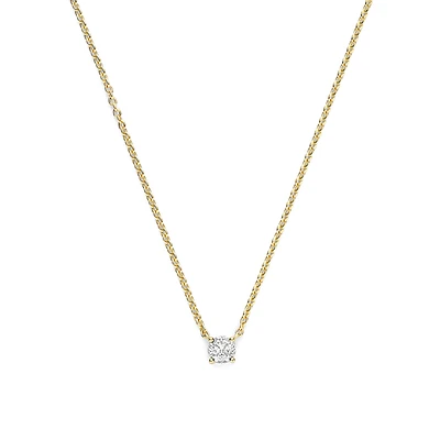 Solitaire Elegance Zirconia Necklace