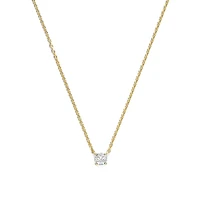 Solitaire Elegance Zirconia Necklace