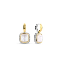 Cushion Quartz Earrings