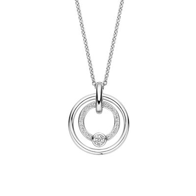 Shine Around Silver Necklace
