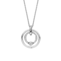 Shine Around Silver Necklace
