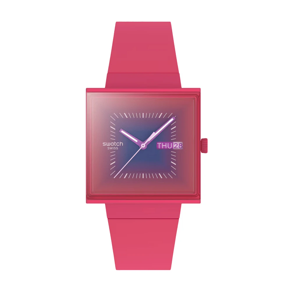 Squarely Berry Watch