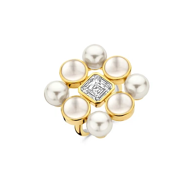 Pearl Cluster Large Ring