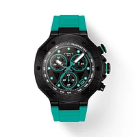 T-Race Aqua/Black 45MM Watch