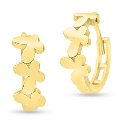 Butterfly Huggie Earrings 12MM
