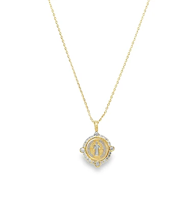 San Benito Diamond Border Necklace