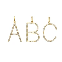 17mm Diamond Initial Pendant