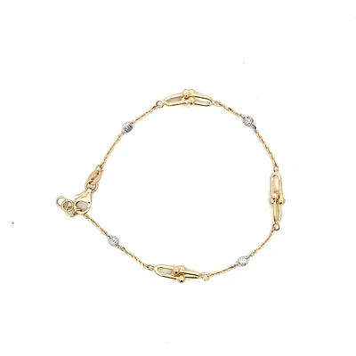 Hardware Two Tone Bracelet