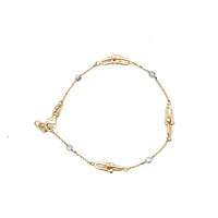 Hardware Two Tone Bracelet