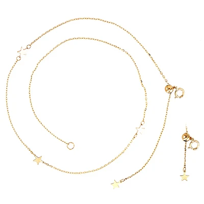 Mini Gold Stars Necklace