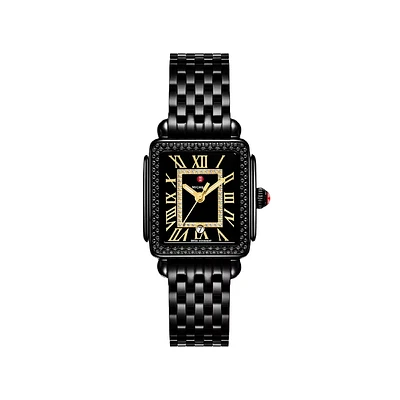 Deco Madison Noir Diamond 31MM Watch