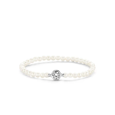 Zirconia Pearl Bracelet