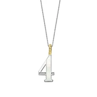 Number Necklace Mother Pearl