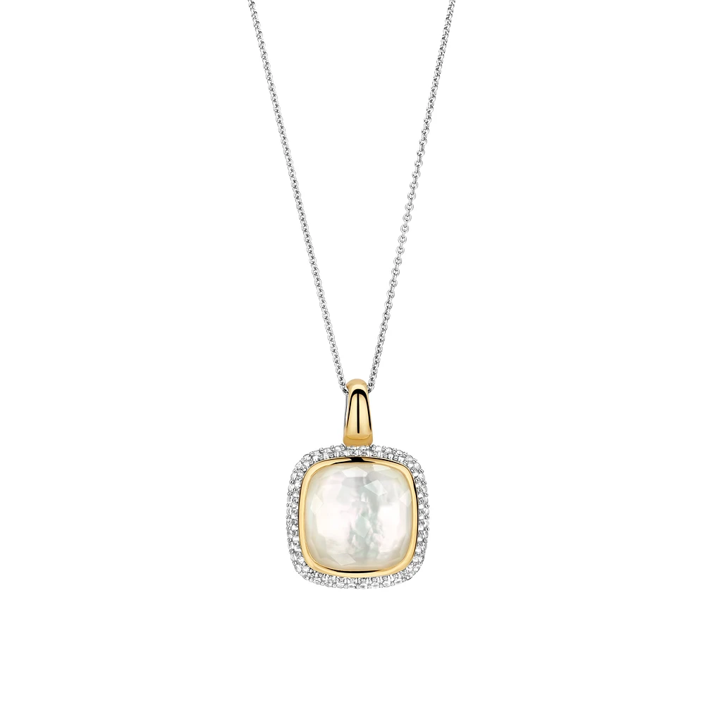 Cushion Quartz Large Necklace